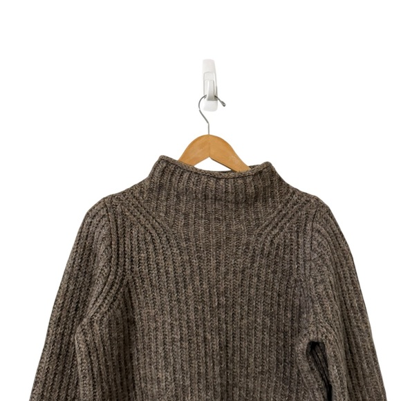 MADEWELL Loretto Mockneck Wool Sweater Pullover Top - Picture 3 of 6